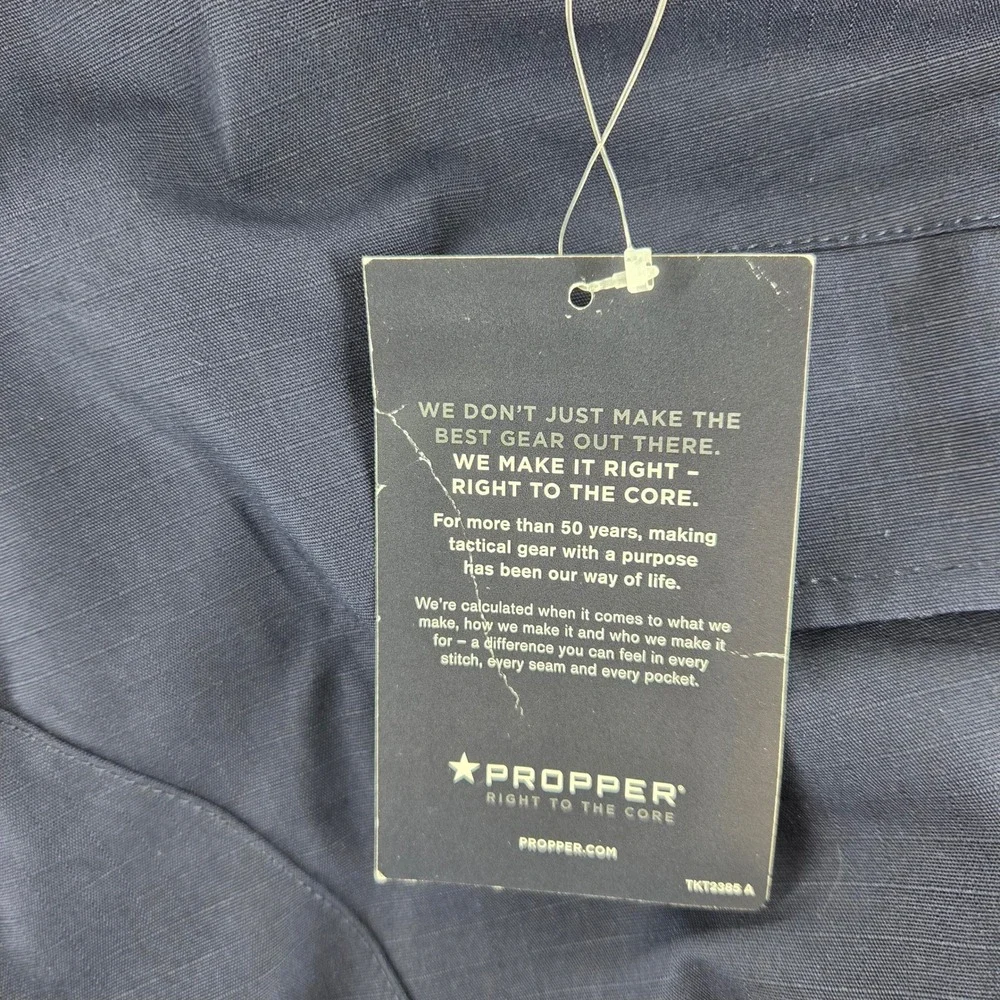 Propper BDU Trouser Mens XL Long Dark Navy Blue Ripstop Tactical Cargo Pant